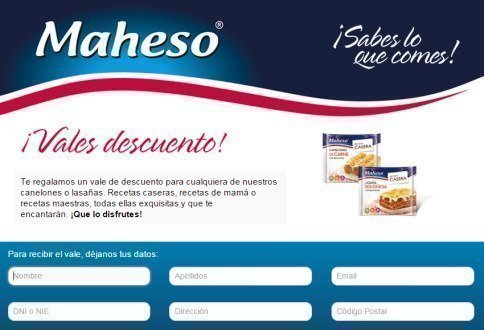 Vales Descuento Maheso