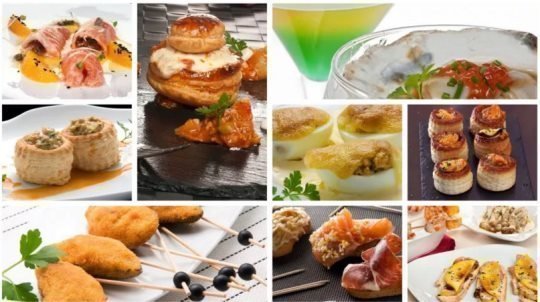 Canapes Navidad
