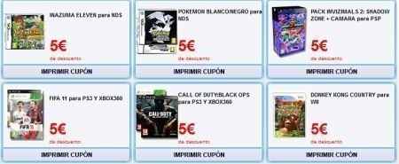 Cupones Descuento Videojuegos
