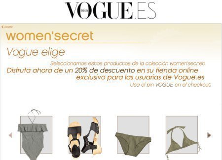 Cupones Descuento VOGUE Women Secret