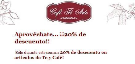 Cupones Descuento Cafe y Te