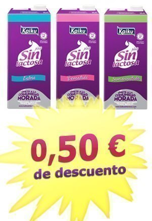 Cupones Descuento Kaiku sin lactosa