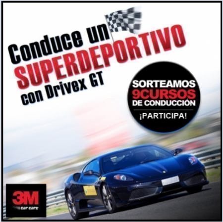 Sorteo de curso de conduccion deportiva de 3M