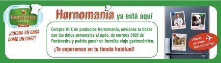 Sorteo de Escapada Gastronomica Hornomania
