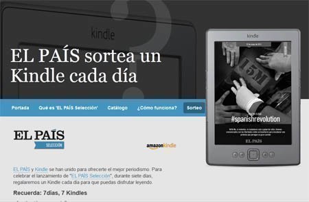 el pais sorteo kindle