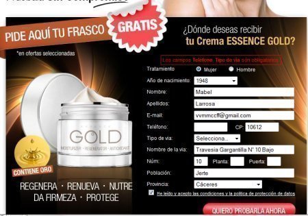 Muestras Gratis de cremas