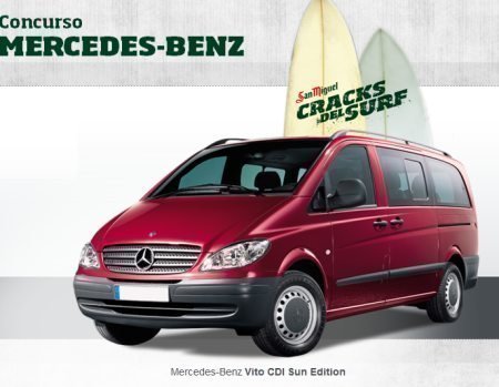 Concurso Mercedes Benz Cracks del surf