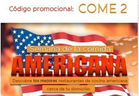 Cupones Descuento para Comida a domicilio