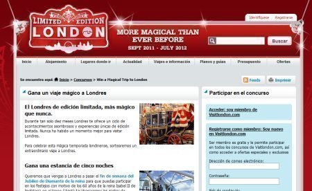 Sorteo de viaje a Londres