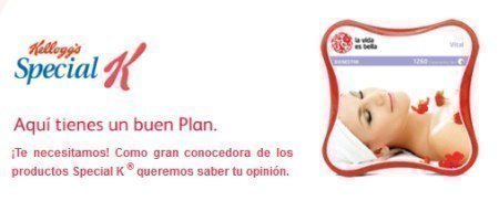 Promocion special K La Vida es Bella