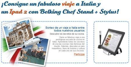 Sorteo de viaje a Italia