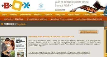 Sorteo Abaco CInebox