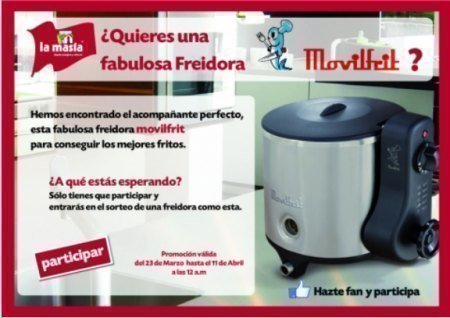 Sorteo de Freidora La Masia