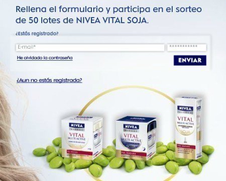 Sorteo de lotes Nivea Soja Vital