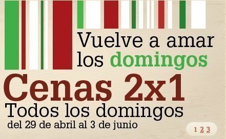 Cupones Descuento 2x1 Restaurante Ginos
