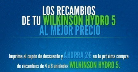 Cupones Descuento para Wilkinson Hydro