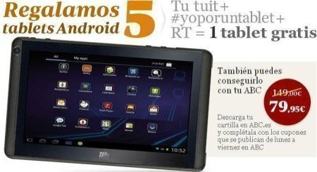 Ganar Tableta Android Gratis