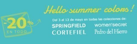Cupones Descuento para Springfield