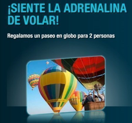 Sorteo de viaje en Globo
