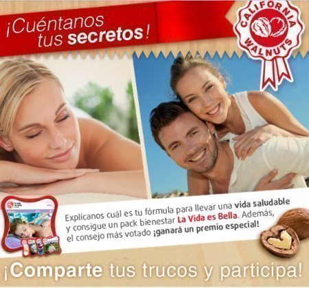 Promocion de nueces de california
