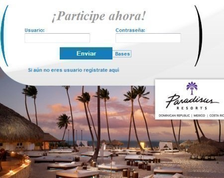 Sorteo de viaje al Caribe