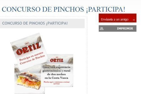 Concurso de pinchos Ortiz