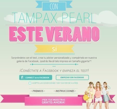 Promocion Tampax Pearl