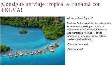 Sorteo de viaje a Panama