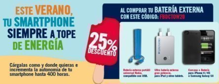 Cupones Descuento Baterias Externas