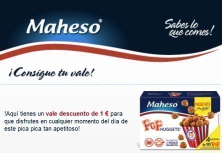 Cupones Maheso