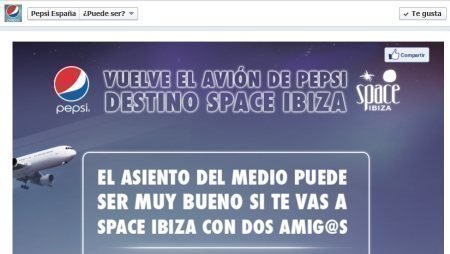 Sorteo de viaje a Ibiza de PEPSI