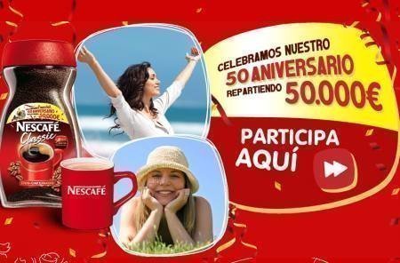 Sorteo 50 Aniversario Nescafe