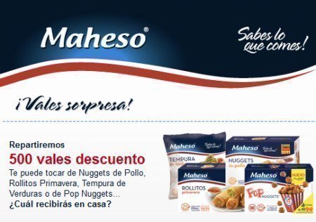 Vales Descuento Maheso
