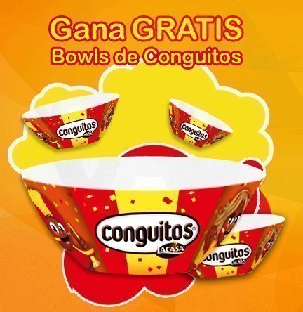 Conguitos La Casa Sorteo Bowl Gratis