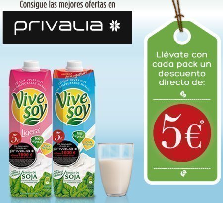 Cupones Descuento Vivesoy Privalia