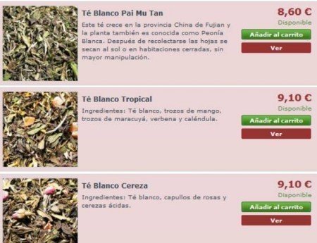 Cupones Descuento Cafetearte Te Blanco