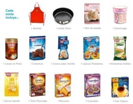 Sorteo Gratis de Cestas Oetker