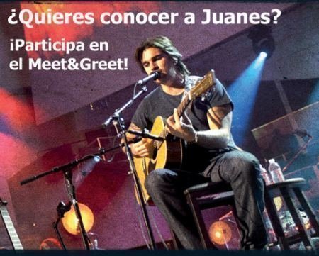 Sorteo Juanes Meet & Great