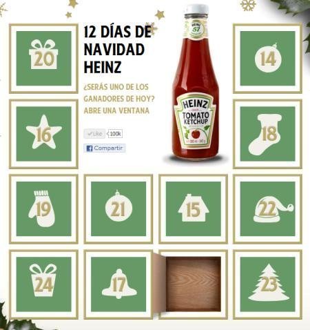 Calendario de adviento Heinz