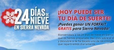 Sorteo de vacaciones pagadas en la nieve