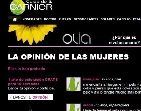 Sorteo Gratis de tintes Garnier