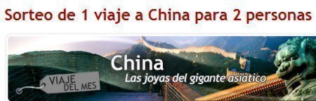 Sorteo de viaje a China