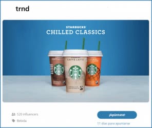 Trnd Proyecto Starbucks Chilled Classics