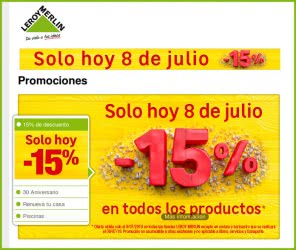 descuento-15-por-ciento-leroy-merlin-8-julio