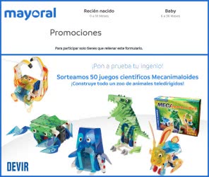 mayoral-sortea-50-juegos-cientificos-mecanimaloides