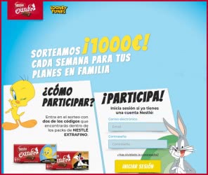 nestle-looney-tunes-sorteo-1000€-cada-semana