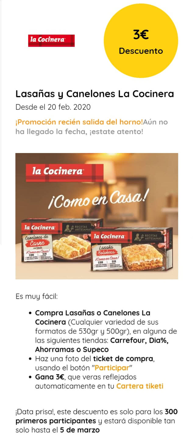 tiketi-reembolso-3-euros-lasanas-canelones-la-cocinera