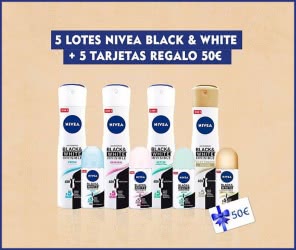 nivea sortea 5 tarjetas regalo 5 lotes