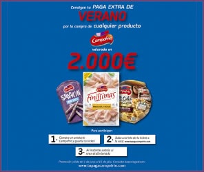 campofrio sorteo 3 pagas 2000 euros