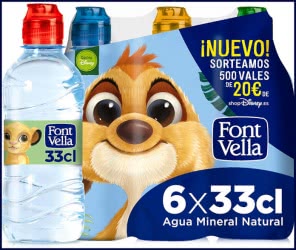 Font Vella Sorteo 500 Vales 20 Euros Disney